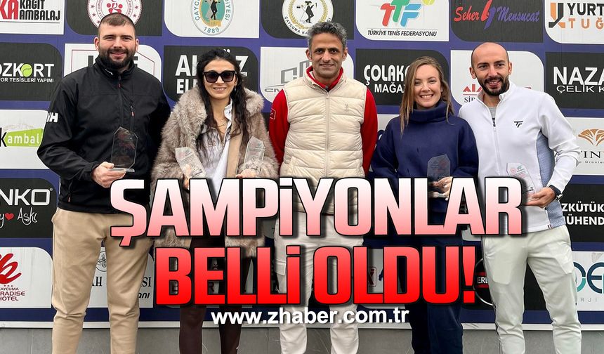 T300 Masters Tenis Turnuvasında şampiyonlar belli oldu!
