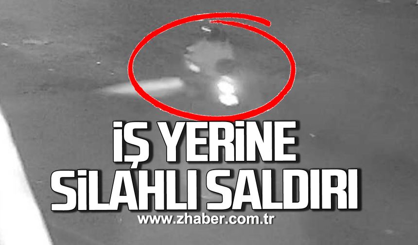 Karadeniz Ereğli'de iş yerine silahlı saldırı: 1 tutuklama