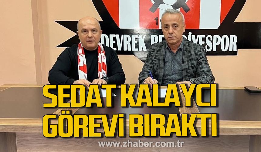 Devrek Belediyespor'da ayrılık! Sedat Kalaycı görevinden ayrıldı!