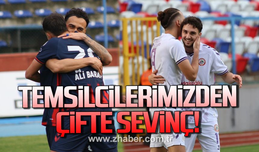 Zonguldakspor ve Ereğli Belediyespor'dan çifte sevinç!