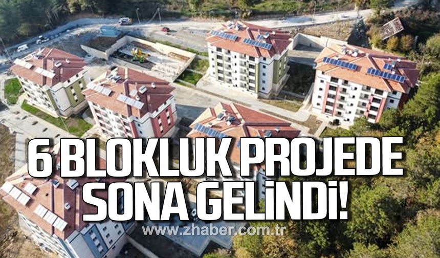 Zonguldak’ta 6 blokluk TOKİ projesi tamamlandı!