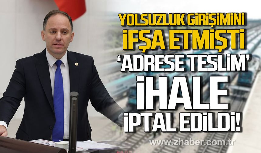 Deniz Yavuzyılmaz yolsuzluk girişimini ifşa etmişti! ‘Adrese teslim’ ihale iptal edildi!