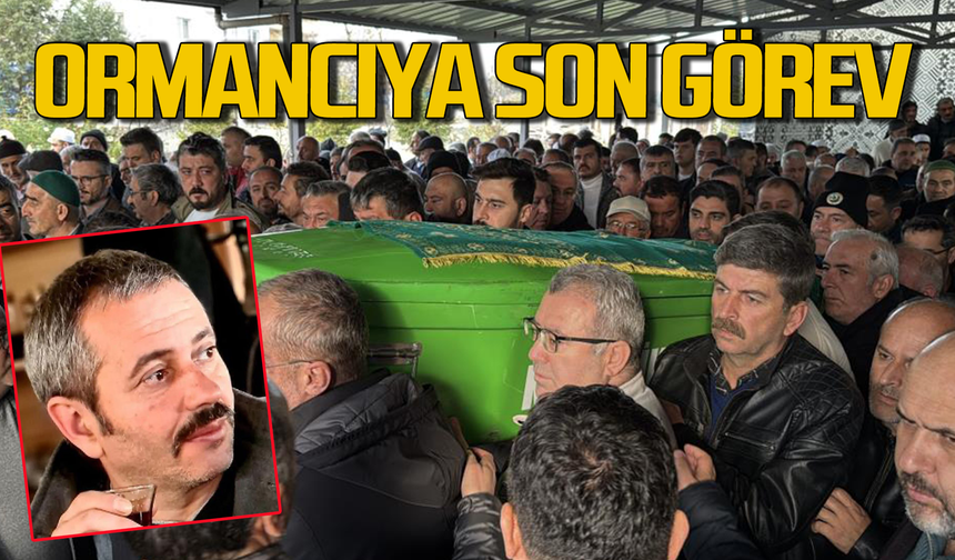 Feci kazada hayatını kaybeden emekli ormancı toprağa verildi