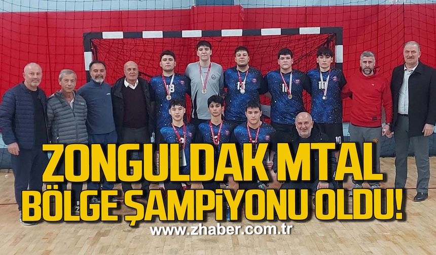 Zonguldak MTAL hentbol takımı bölge şampiyonu oldu