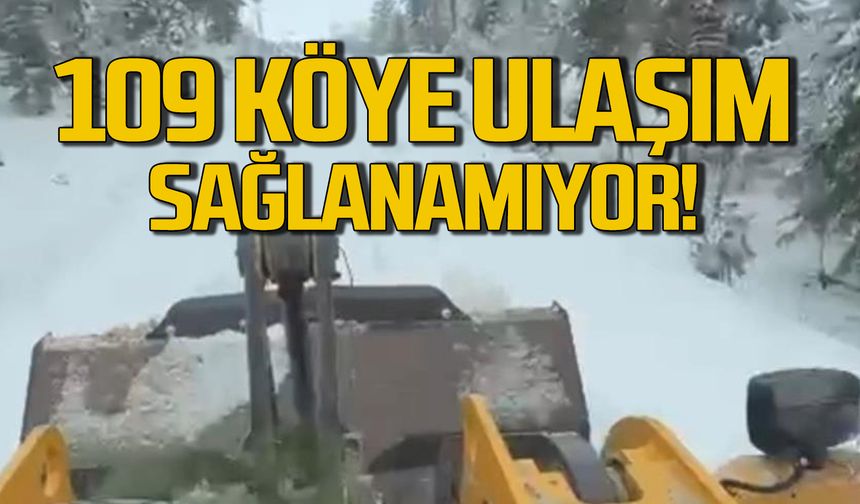 Karabük'te 109 köye ulaşım sağlanamıyor