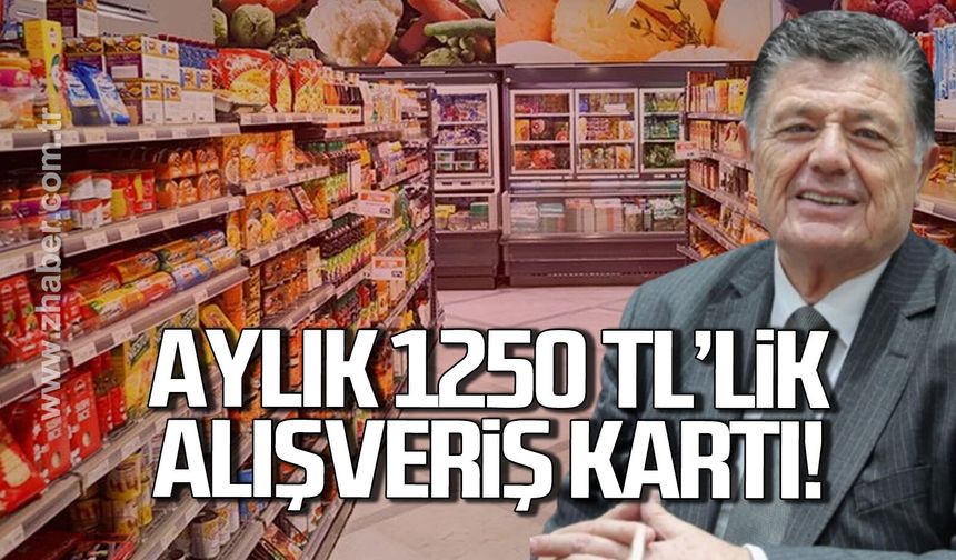 Bartın'da 500 haneye aylık 1250 TL'lik alışveriş kartı