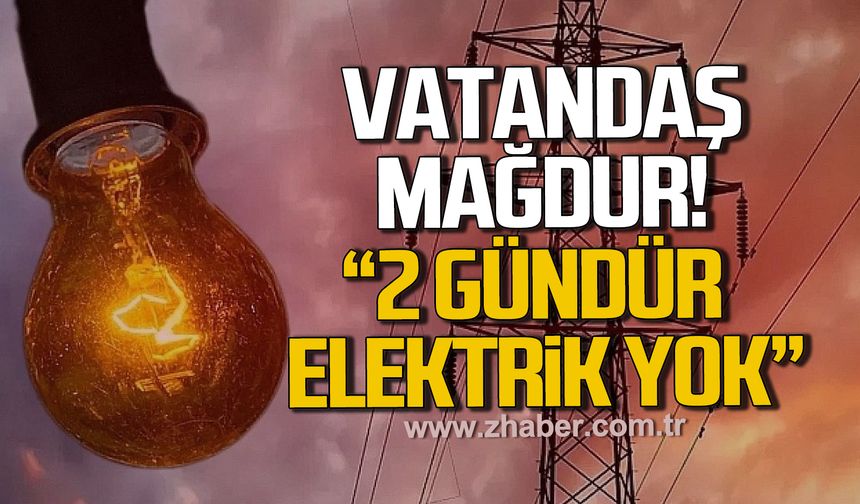 Çatalağzı’nda elektrik krizi: "İki gündür elektrik yok"