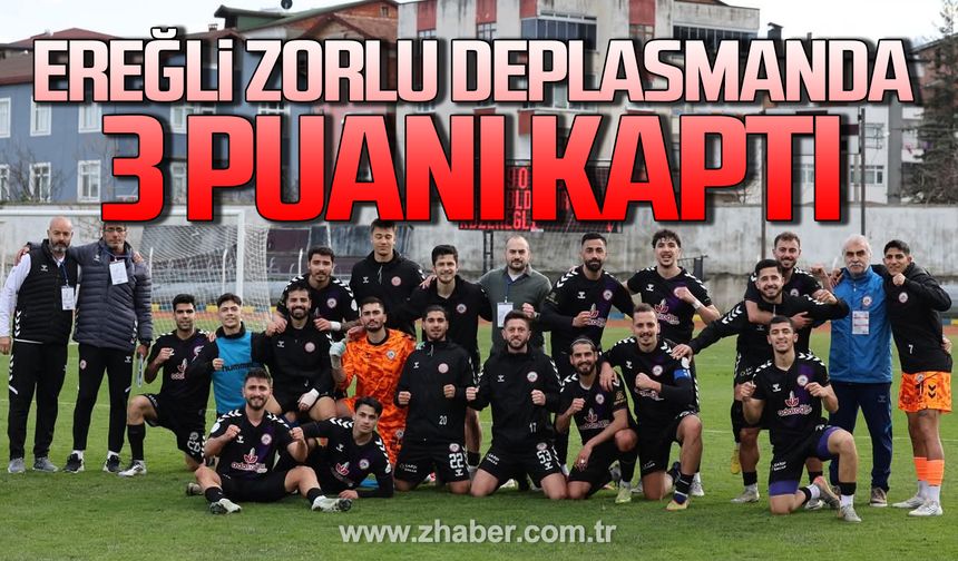 Kdz. Ereğli Belediyespor Fatsa Belediyespor’u 1-0 mağlup etti.