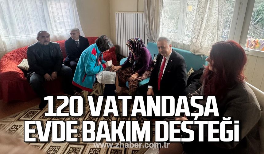 Kdz. Ereğli'de Engelli ve Yaşlı vatandaşlara evde bakım hizmeti verilmeye başlandı.