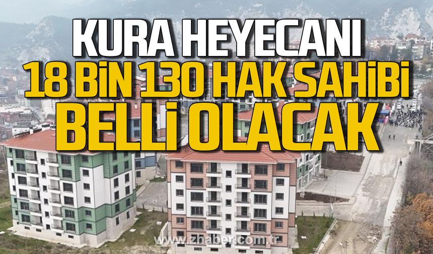 Karabük’te Yüzyılın Konut Projesi'nde 18 bin 130 kişi kura heyecanı yaşayacak.