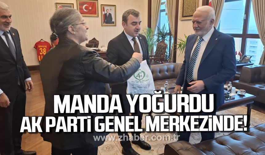 Manda yoğurdu AK Parti Genel Merkezinde
