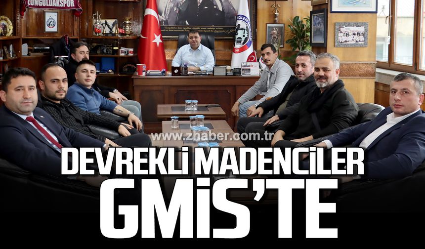 Devrekli madenciler GMİS'i ziyaret etti.