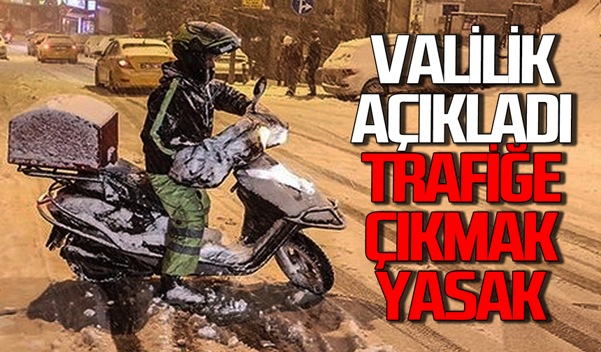 Valilik yasakladı: Motosiklet, scooter ve bisikletlerin trafiğe çıkmamayacak