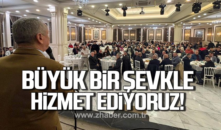 Başkan Kantarcı personeliyle buluştu: "Büyük bir şevkle hizmet ediyoruz"