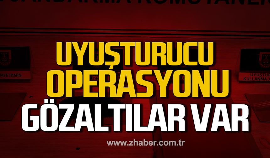 Karabük'te uyuşturucu operasyonu. Gözaltılar var.