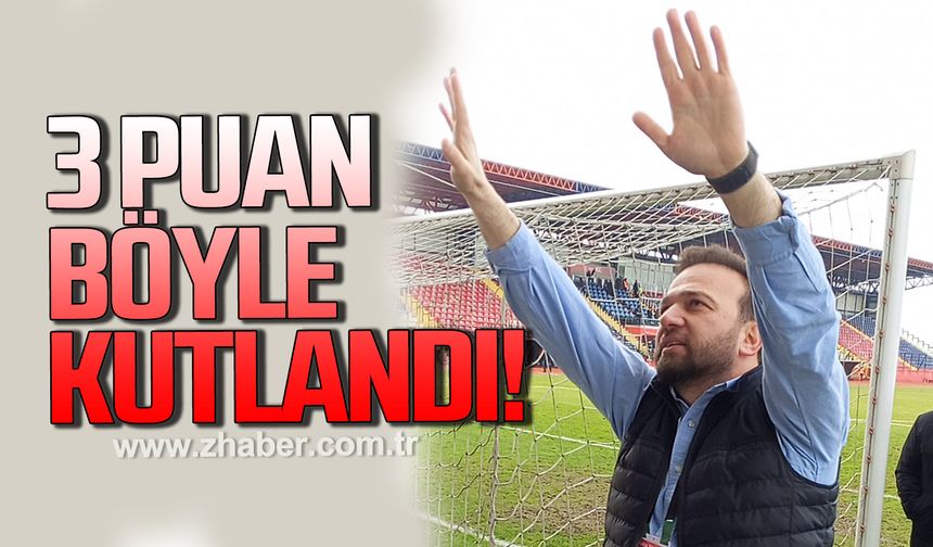 3 Puan böyle kutlandı