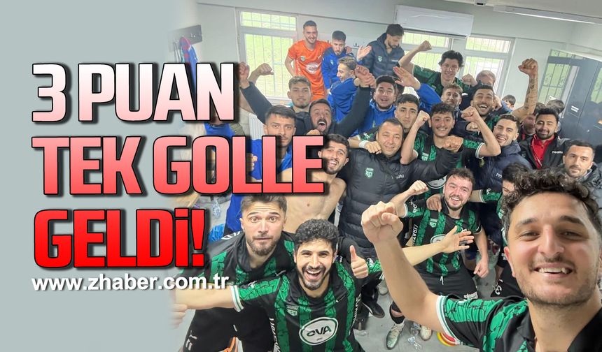 Çaycumaspor 3 puanı tek golle aldı