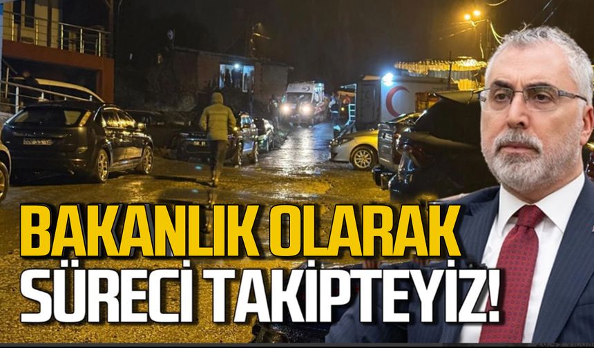 Vedat Işıkhan'dan göçük mesajı: "Bakanlık olarak sürecin takipçisiyiz"