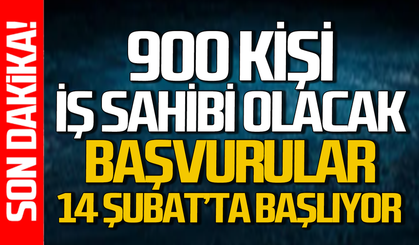 İşgücü Uyum Programı kapsamında 900 kişi işe alınacak