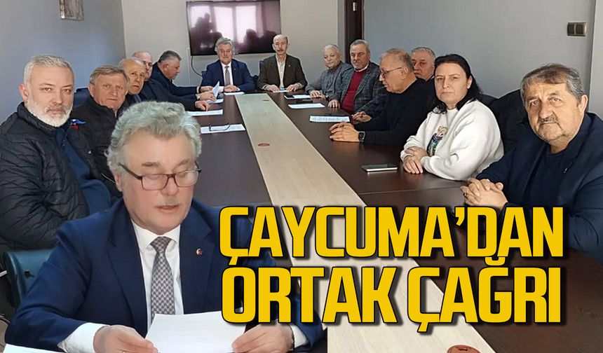 Çaycuma Sivil Toplum Kuruluşlarından ortak çağrı!