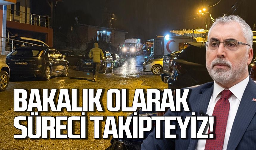 Vedat Işıkhan'dan göçük mesajı: "Bakanlık olarak sürecin takipçisiyiz"