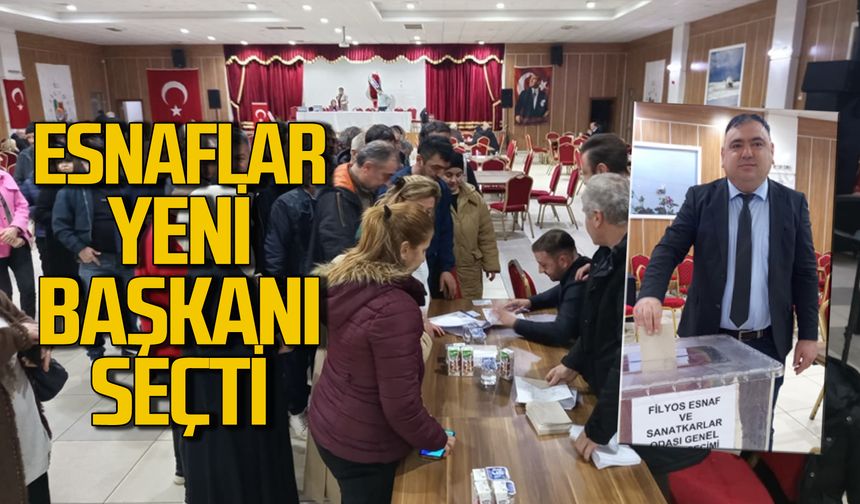 Esnaf ve Sanatkarlar Odası Başkanı belli oldu!