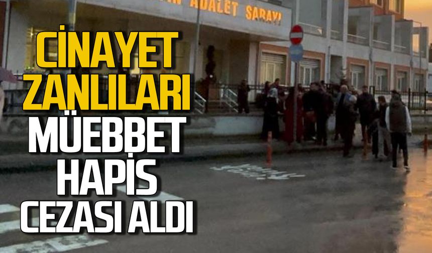 Arazi cinayeti davasında karar verildi: Sanıklara müebbet hapis