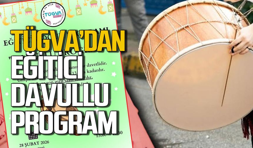 Zonguldak TÜGVA’dan görülmeye değer davullu “Eğitici Çocuk Programı”