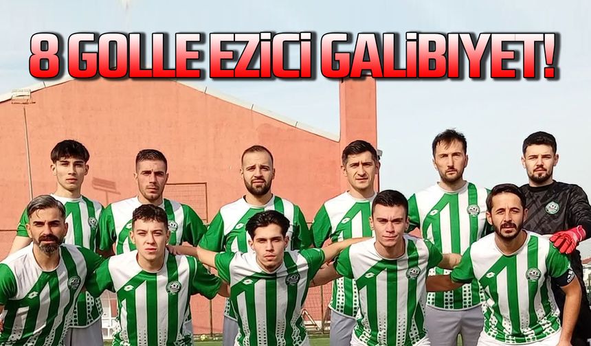 Kozlu Belediyespor, Kayıkçılarspor'u 8 golle devirdi