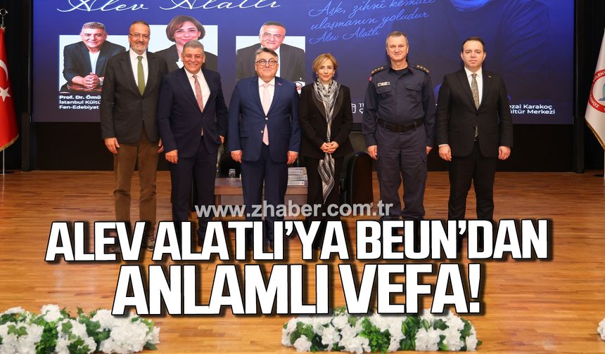Alev Alatlı’ya BEUN’dan anlamlı vefa