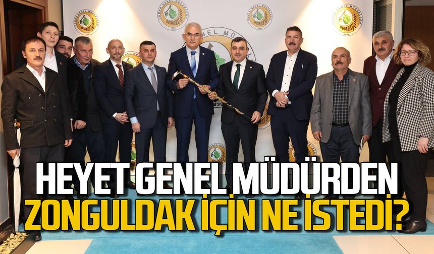 Zonguldak heyeti Orman Genel Müdürü Bekir Karacabey ile ne görüştü