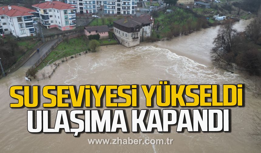 Bartın'da su seviyesi 3 metre yükseldi. 8 köye ulaşım kapandı