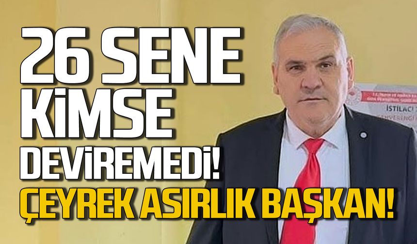 26 sene kimse deviremedi... Murat Sevim yeniden başkan