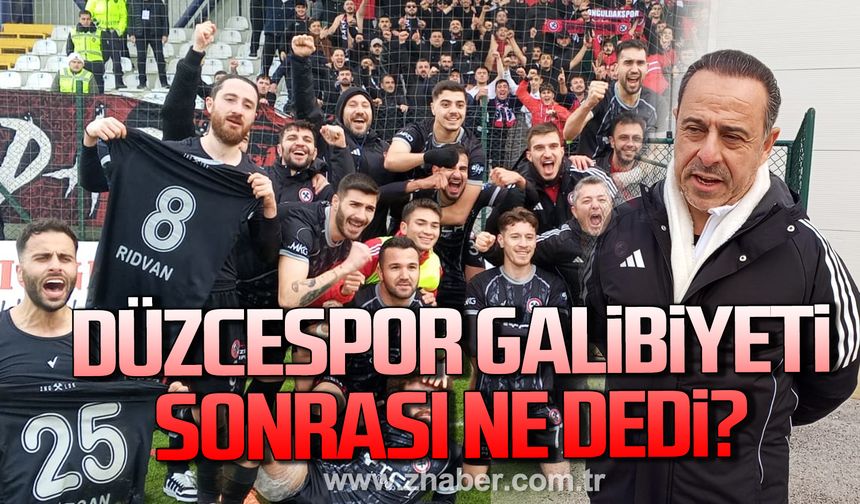 Can Güven Düzcespor galibiyeti sonrası ne dedi?