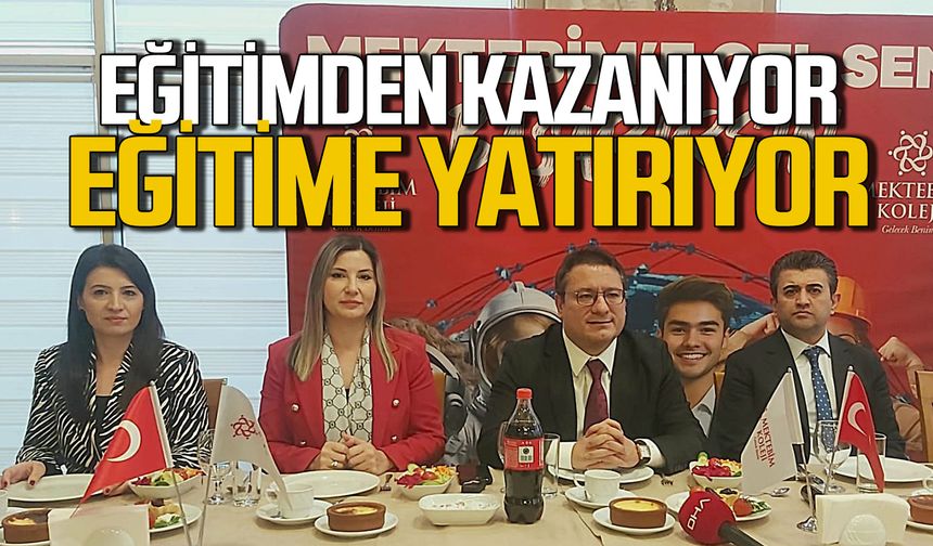 Eğitimden kazandıklarını eğitime yatırıyorlar