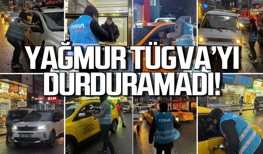TÜGVA “İftara 5 Kala” programını sağanak yağış engelleyemedi