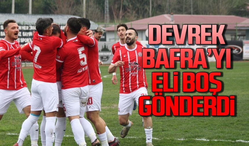 Devrek Belediyespor, Bafra’yı eli boş gönderdi 3-0