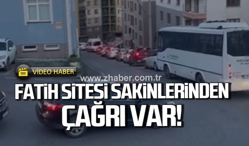 Kozlu Fatih Sitesi sakinlerinden çağrı var