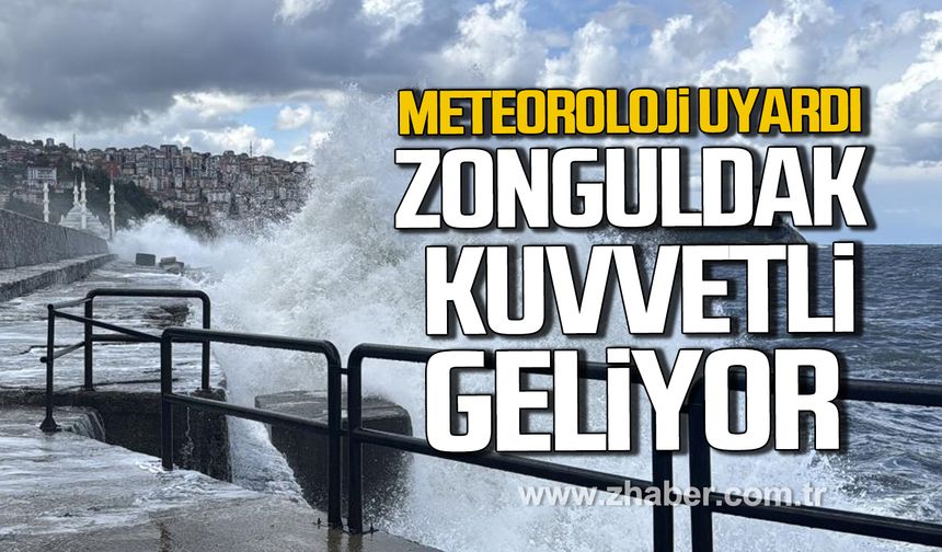 Meteoroloji uyardı. Zonguldak için kuvvetli fırtına uyarısı.