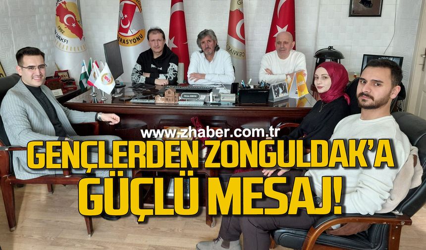 Gençlerden Zonguldak'a güçlü mesaj:"Siyaset üstü bir gelecek için bir araya geleceğiz"