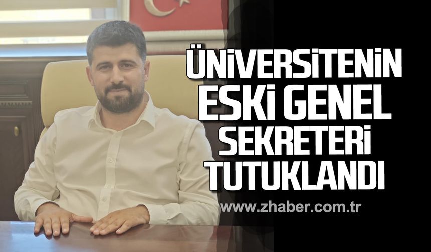 Bartın Üniversitesi eski Genel Sekreteri Mesut Kasap tutuklandı.