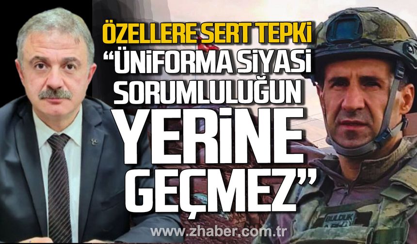 İpekçi'den Özeller'e sert tepki. "Üniforma, siyasi sorumluluğun yerine geçmez"