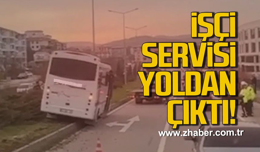 Bartın'da işçi servisi yoldan çıktı. Yaralılar var