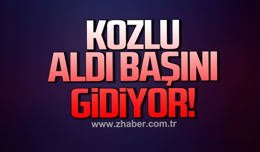 Kozlu aldı başını gidiyor!
