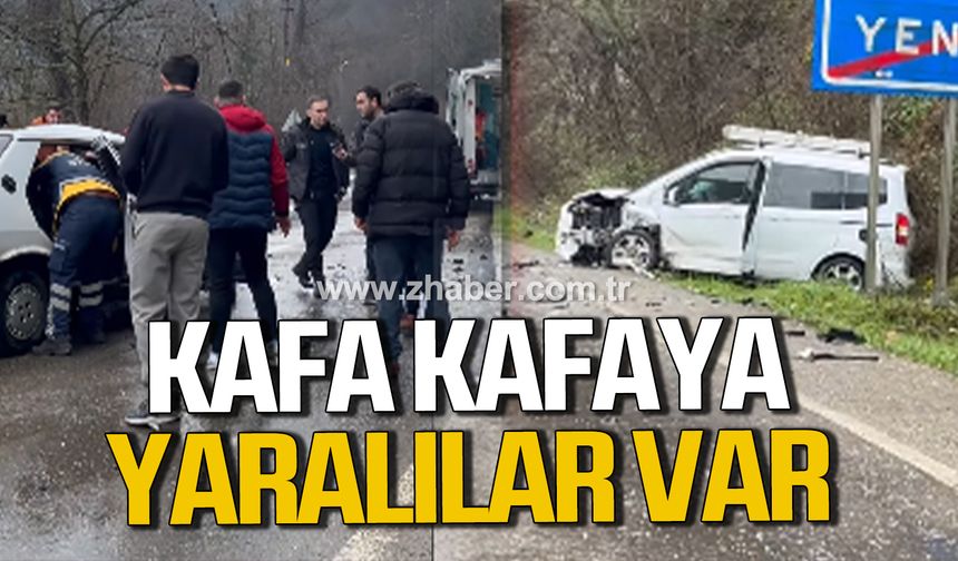 Karabük- Yenice yolunda kaza. Yaralılar var