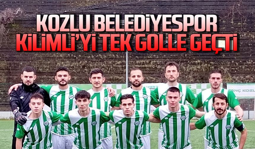 Kozlu Kilimli'yi tek golle geçti