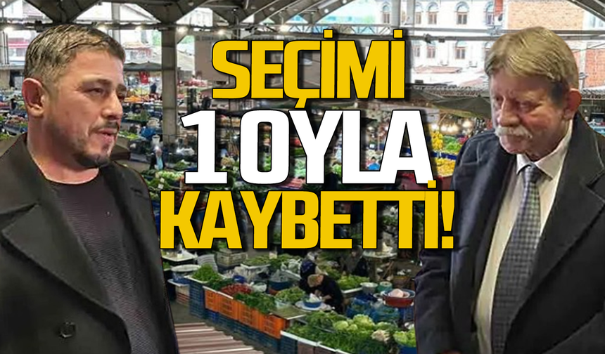 Zonguldaklı pazarcılar başkanını seçti: 1 oyla başkanlığı kaybetti