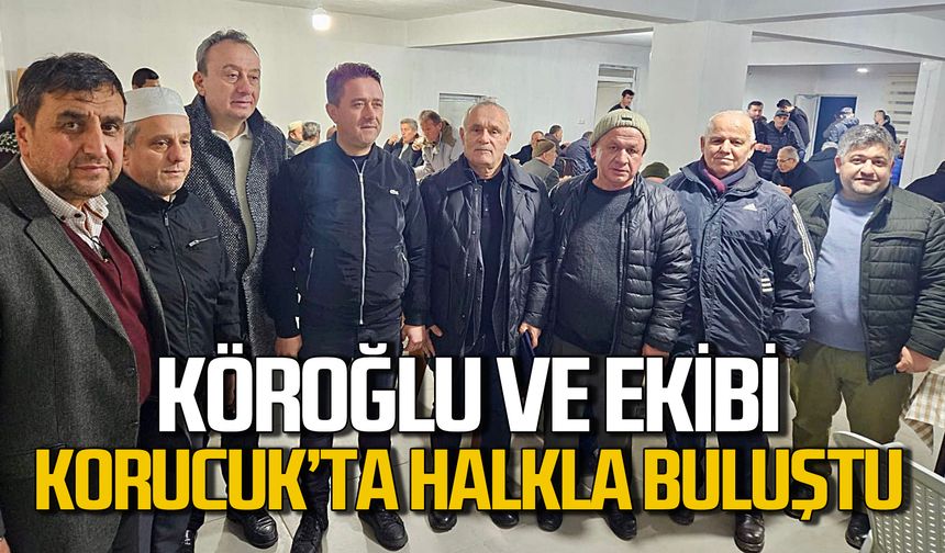 AK Parti heyeti Korucuk Köyü’nde iftarda vatandaşlarla buluştu