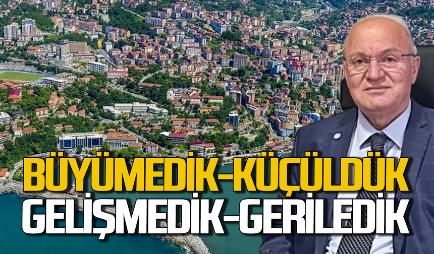 Zonguldak büyümedi küçüldü: Gerçekler rakamlarda saklı!