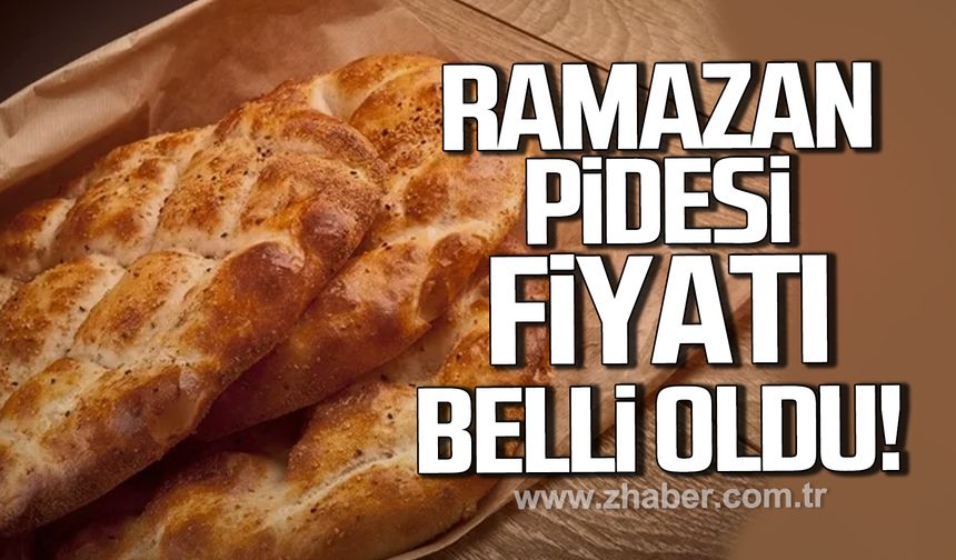 Zonguldak'ta ramazan pidesi fiyatı belli oldu